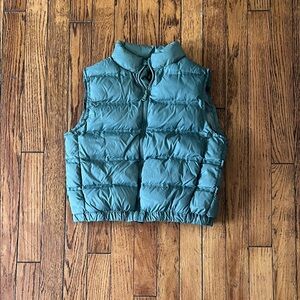 Zara Kids Teal Puffer Vest